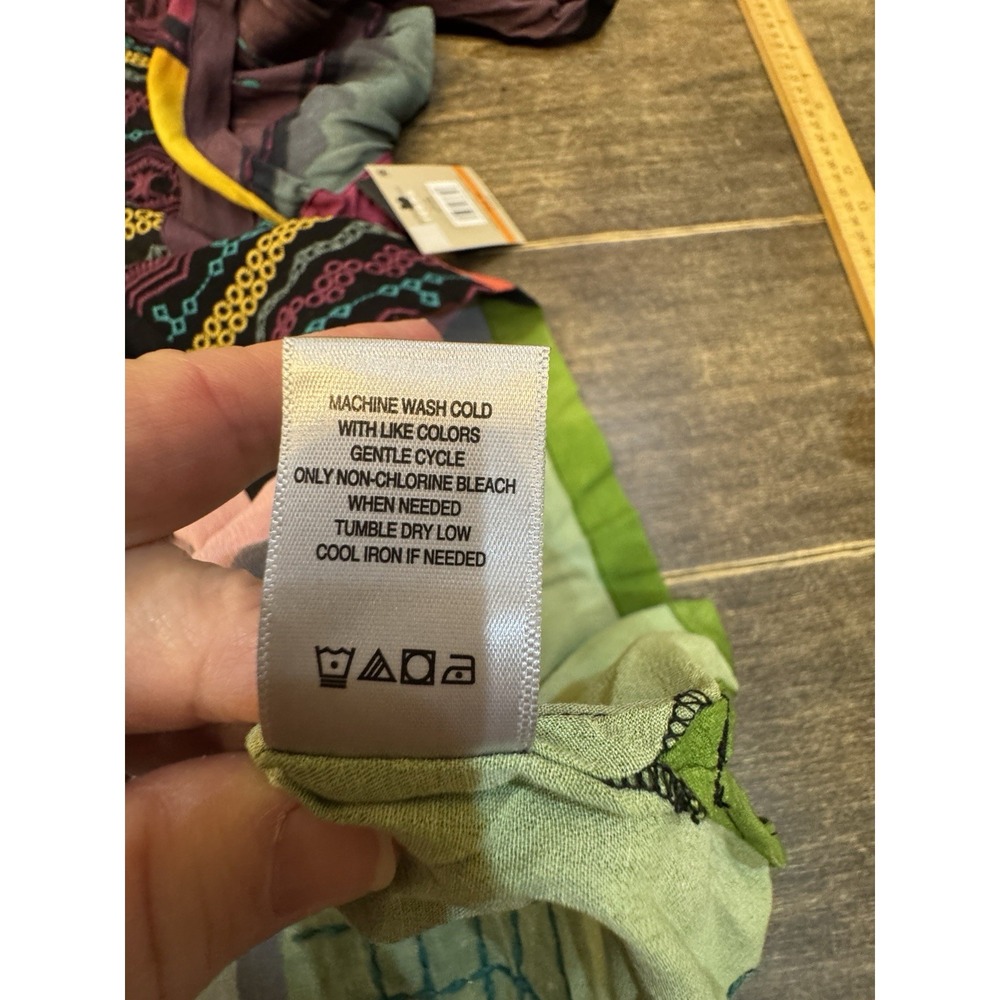 John Mark patchwork tunic colorful eclectic Embro… - image 8